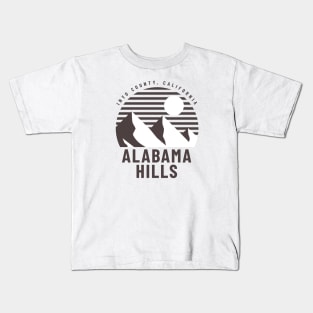 Alabama Hills Inyo County California Sticker Kids T-Shirt